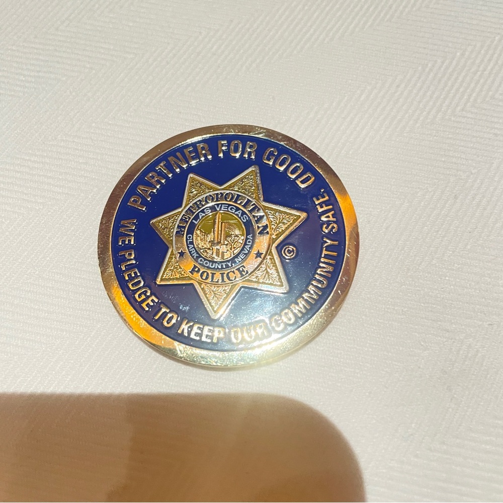 Las Vegas Metropolitan Police Department Partners for Good Challenge Coin